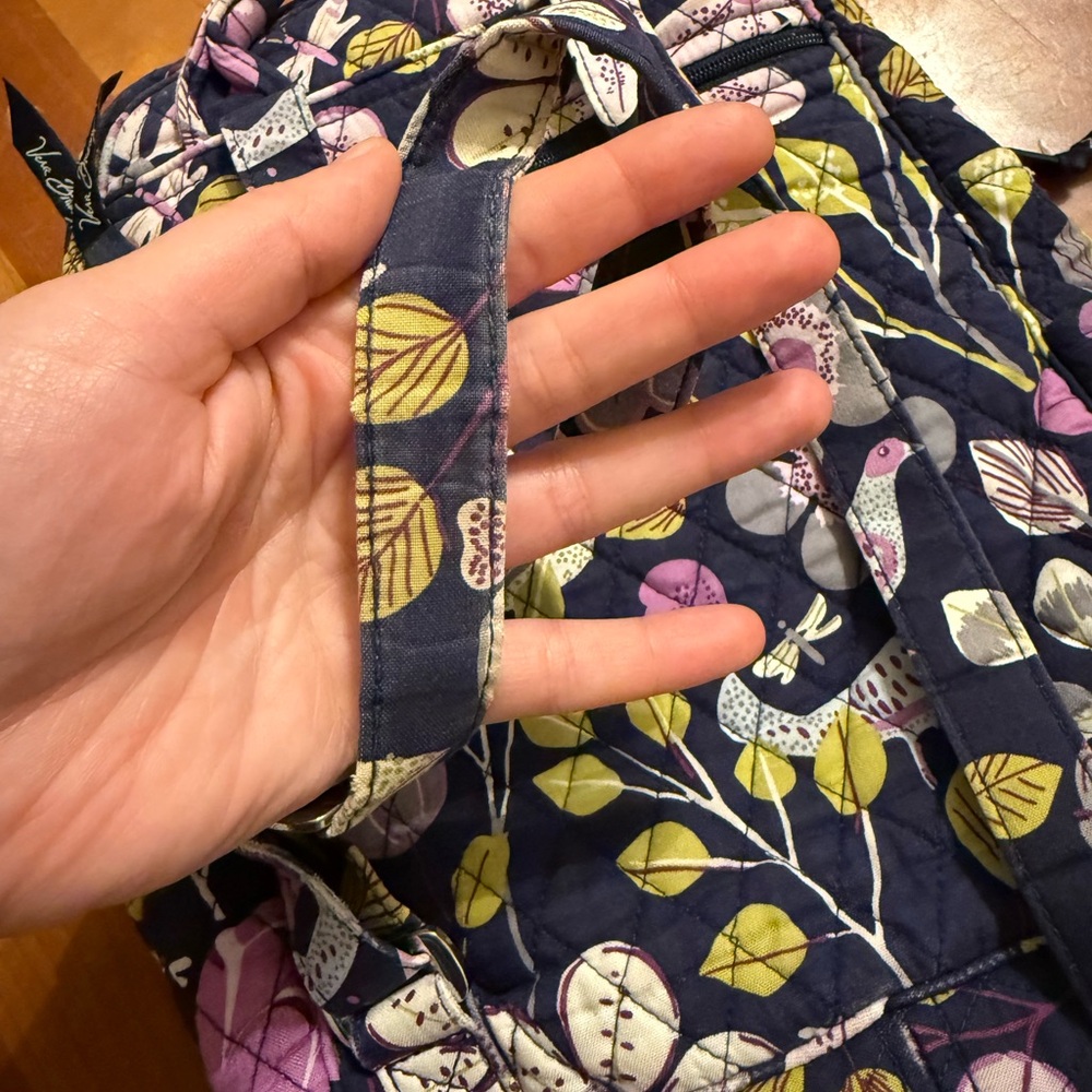 Vera Bradley small backpack in retired "Floral Nightingale" - Picture 11 of 13